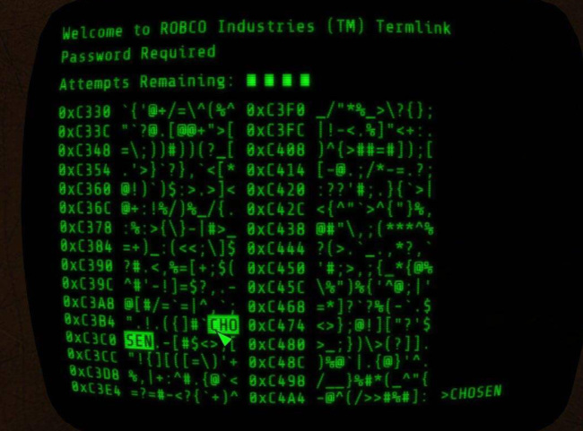 辐射4终端机解锁有什么技巧