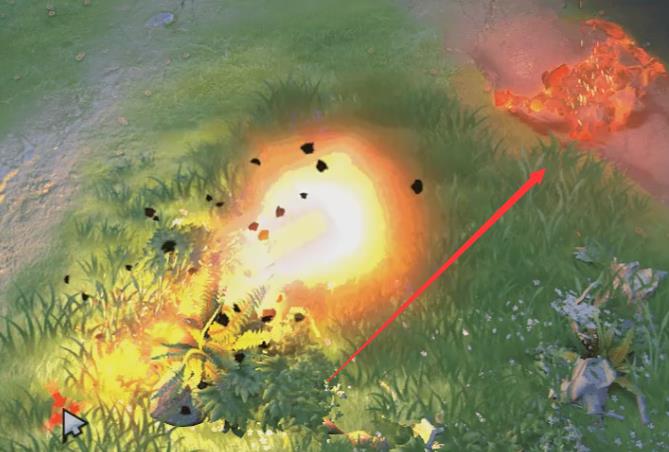 DOTA2刀塔2火猫放魂是按照距离的嘛