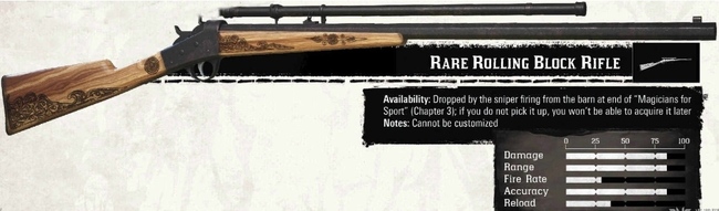 荒野大镖客2(大表哥2)滚轮闭锁式步枪怎么解锁