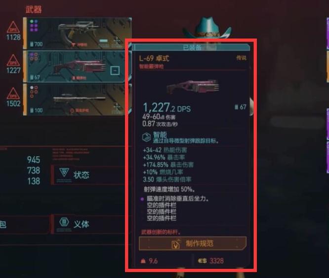 赛博朋克2077制作规范是什么