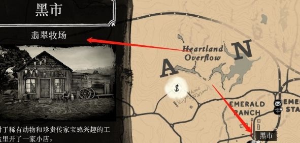 荒野大镖客2(大表哥2)黑市在哪 荒野大镖客2中的大表哥2黑市在哪里