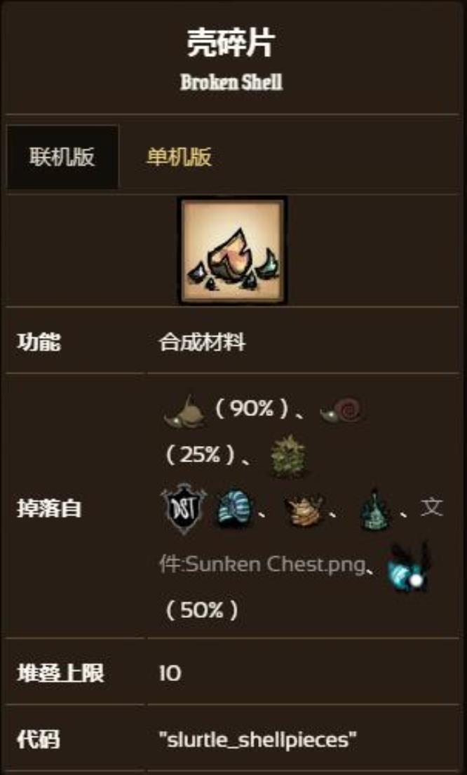 饥荒蜗牛壳碎片作用是什么 饥荒联机版中的蜗牛壳碎片有何用途