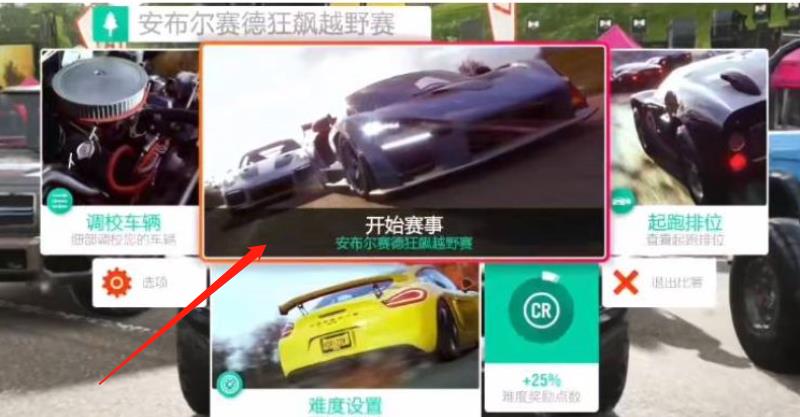 地平线4越野系列赛事在哪里