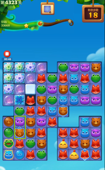 开心消消乐手游4323关怎么过 开心消消乐手游第4323关攻略分享