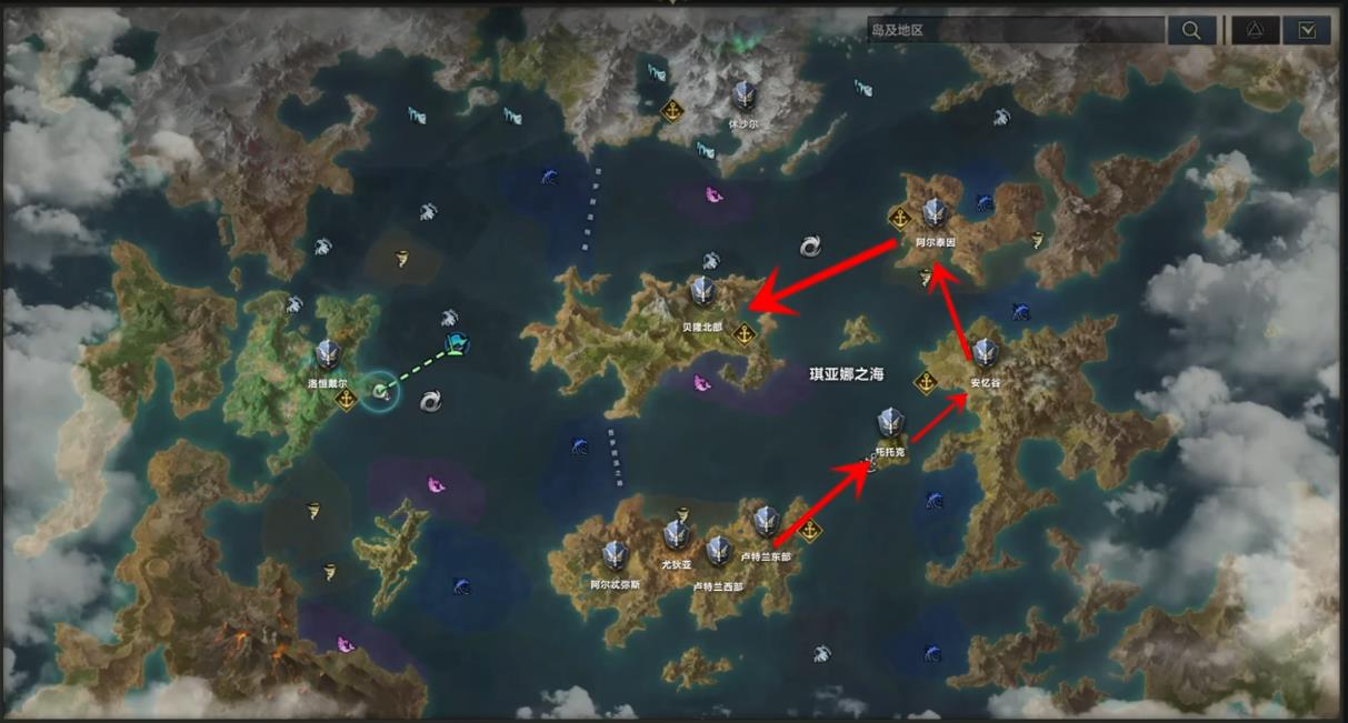 命运方舟怎么去贝隆