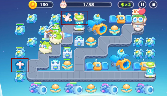 保卫萝卜4太空穿越51关怎么过