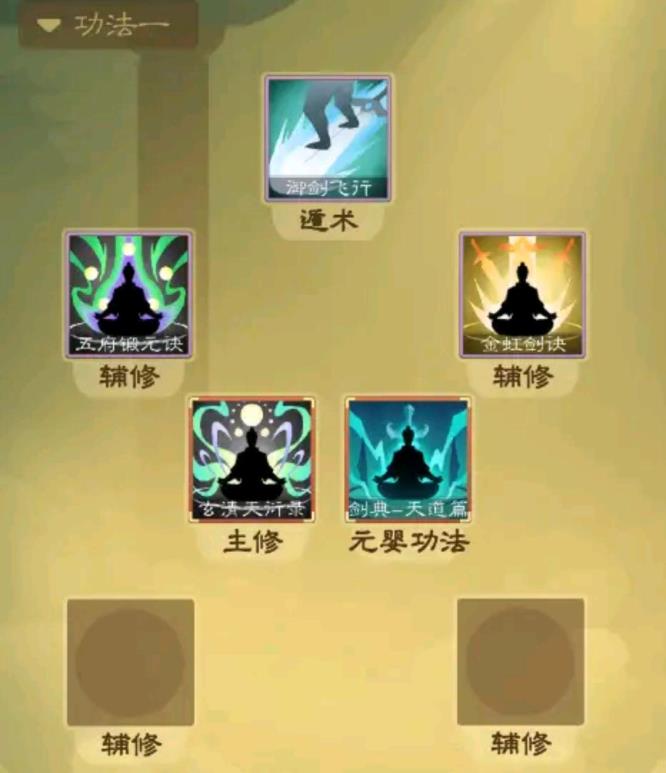 觅长生剑气流功法怎么搭配