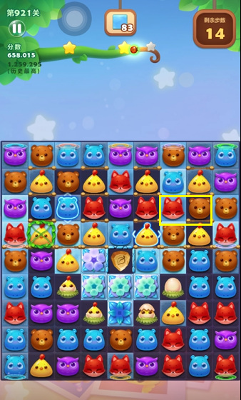 开心消消乐手游第921关怎么过 玩转开心消消乐第921关攻略分享