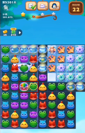 开心消消乐手游5201关怎么过 开心消消乐手游5201关攻略分享