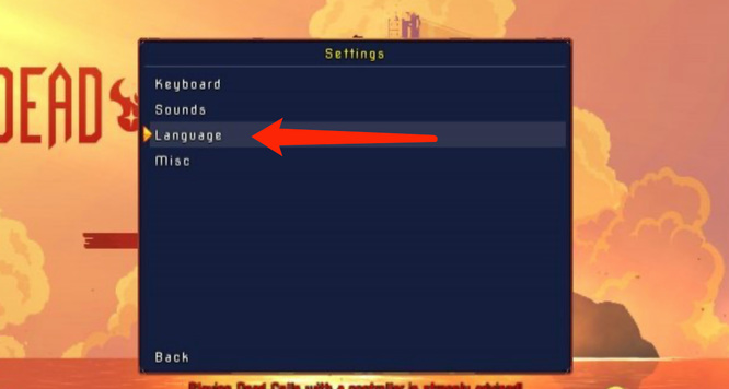 死亡细胞怎么设置中文 细胞之终