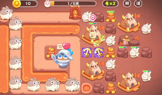 保卫萝卜4恶龙传说24关怎么过