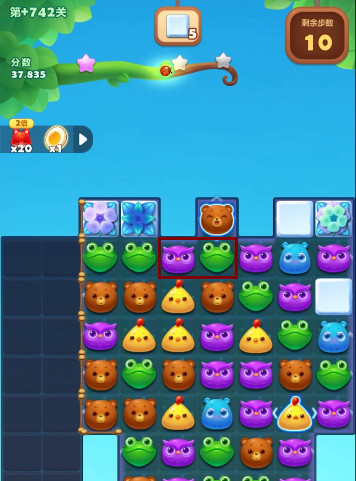 开心消消乐手游隐藏关+742怎么过关 隐藏关挑战攻略尽享开心消消乐手游乐趣