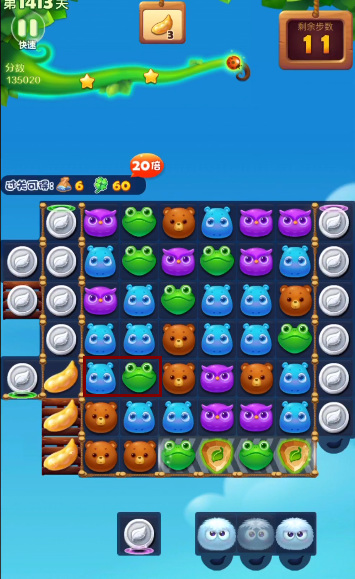 开心消消乐手游第1413关怎么过 玩转开心消消乐1413关攻略大揭秘
