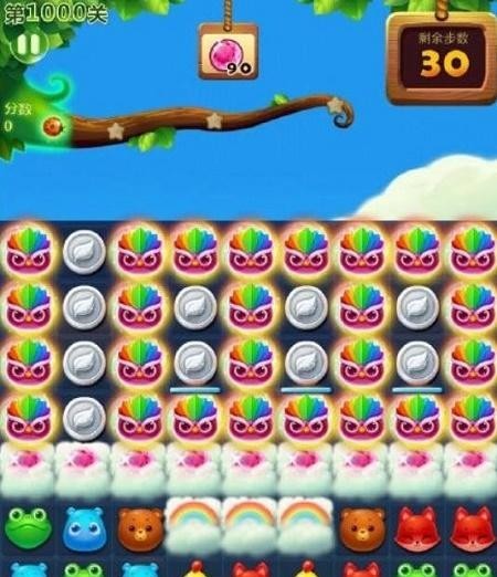开心消消乐手游哪一关魔力鸟最多