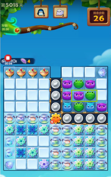消消乐5018关怎么过 开心消消乐5018关攻略