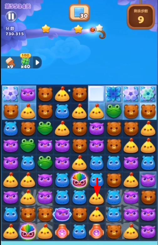 开心消消乐手游5534怎么过 开心消消乐手游5534关卡攻略分享
