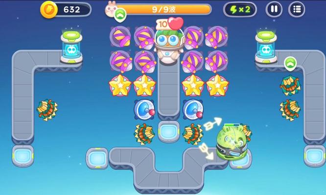 保卫萝卜4太空穿越第54关怎么过 保卫萝卜4挑战第54关的太空穿越攻略