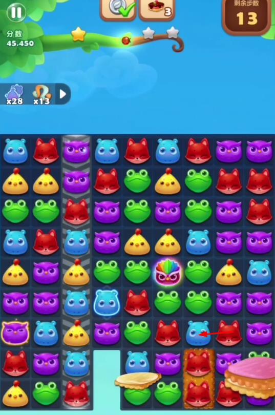开心消消乐手游5540关怎么过 开心消消乐手游第5540关攻略分享