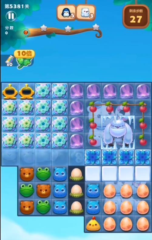 开心消消乐手游5381关怎么过 开心消消乐手游如何过关