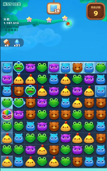 开心消消乐手游第5513关怎么过 开心消消乐手游第5513关攻略分享