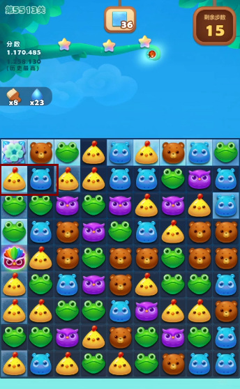 消消乐5513关怎么过 开心消消乐手游如何顺利通关第5513关
