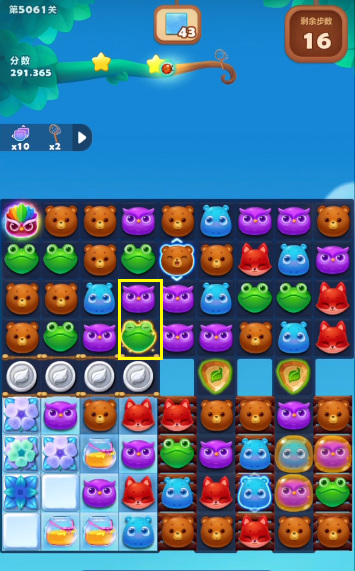 开心消消乐手游5061关怎么过 轻松过关开心消消乐游戏第5061关