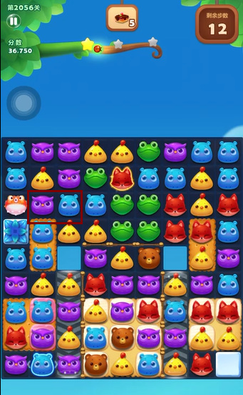 开心消消乐手游2056关怎么过 如何通关开心消消乐手游中的第2056关
