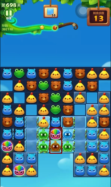 开心消消乐手游698怎么过关 开心消消乐手游如何顺利过关第698关