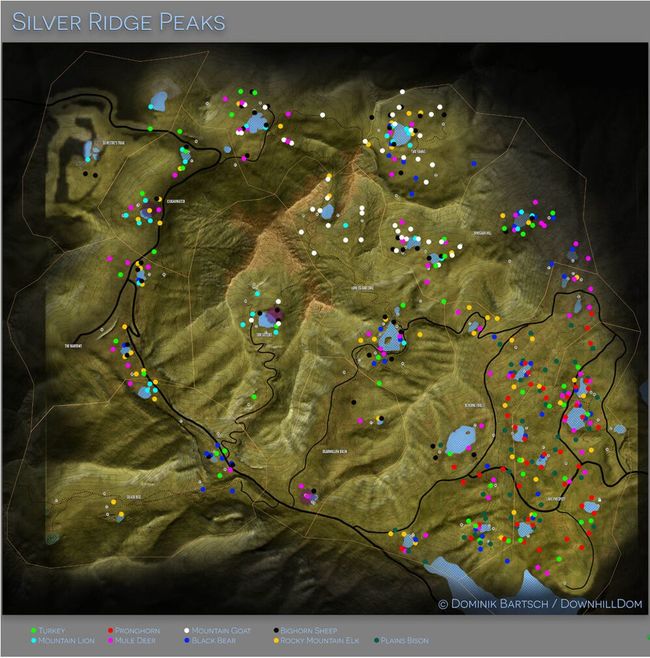 荒野的召唤银岭峰动物如何分布的 荒野的召唤中银岭峰的动物分布情况