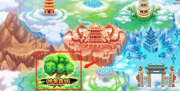 造梦西游3的神兽森林水下迷宫怎么走