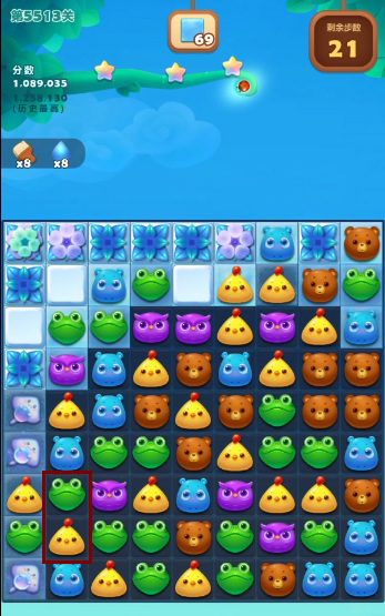 消消乐5513关怎么过 开心消消乐手游如何顺利通关第5513关