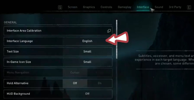 刺客信条英灵殿怎么设置中文 刺客之誓英灵殿归来
