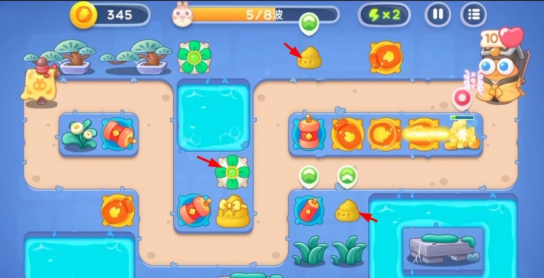 保卫萝卜4阿波道长第16关怎么打 保卫萝卜4阿波道长第16关攻略