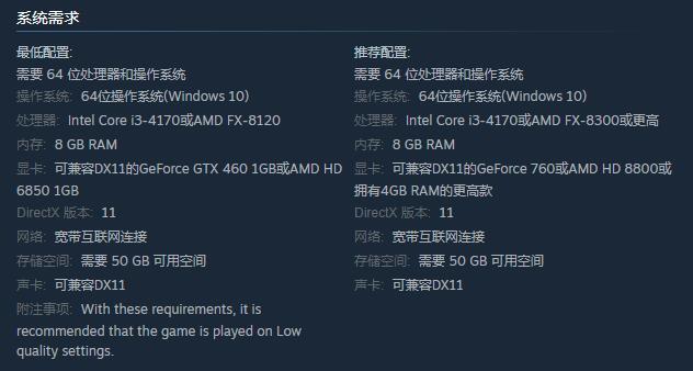 黎明杀机配置要求有哪些 黎明杀机配置要求新版本速览