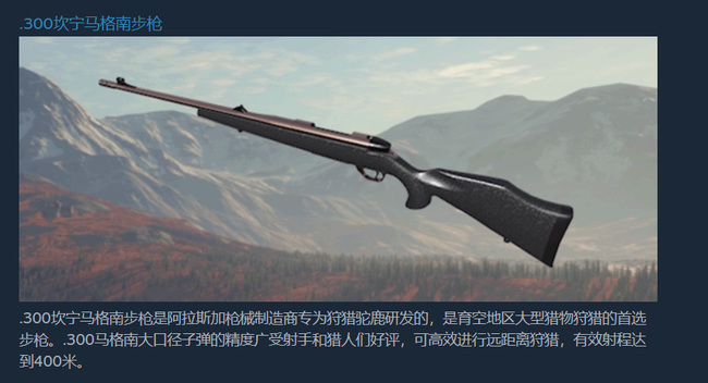 荒野的召唤步枪推荐什么 荒野猎人步枪推荐