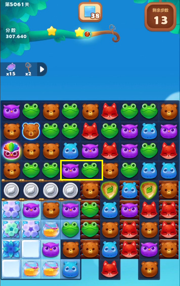 开心消消乐手游5061关怎么过 轻松过关开心消消乐游戏第5061关