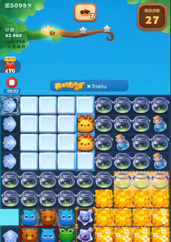 开心消消乐手游5098关怎么过