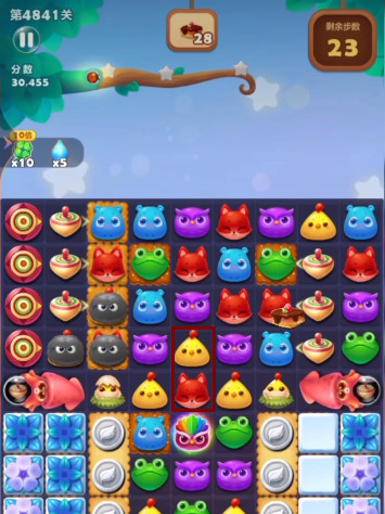 开心消消乐手游4841关怎么过 开心消消乐无限乐趣尽在4841关
