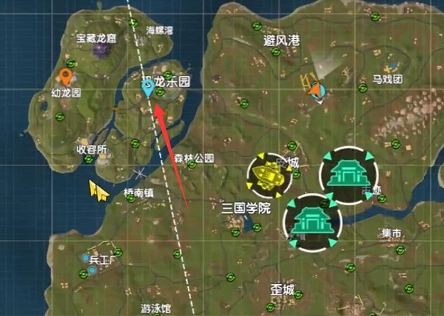 香肠派对恐龙岛在哪个位置