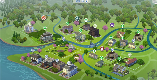 模拟人生4乡村生活是哪个地图