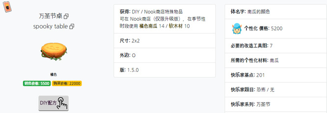 年动森万圣节diy有多少 动物森友会万圣节DIY大合集