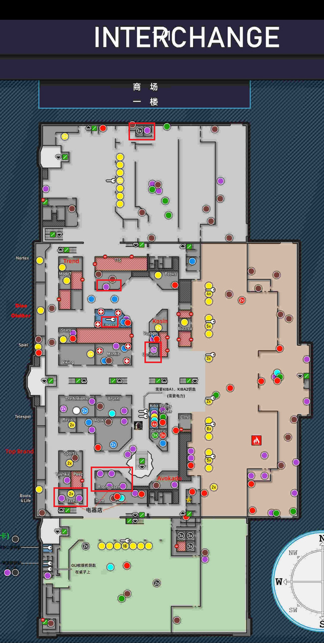 立交桥的跑图路线有哪些