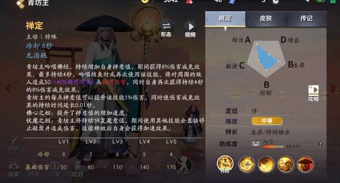 决战！平安京青坊主怎么玩 决战平安京掌握青坊主的玩法技巧