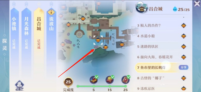 梦幻新诛仙昌合城探灵位置分别在哪 梦幻新诛仙手游探灵地点在昌合城的哪些区域