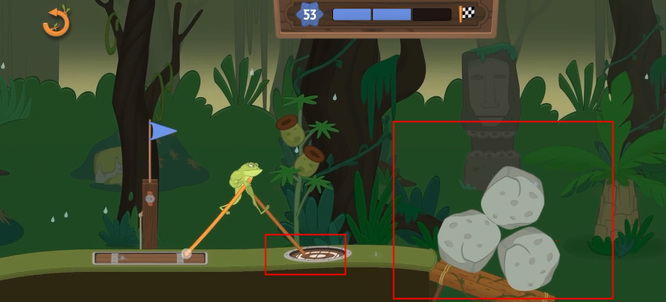 行走大师53关怎么过石头