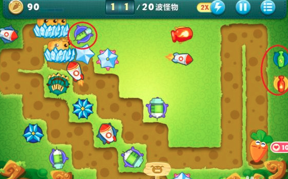 保卫萝卜1终极挑战6关怎么过 保卫萝卜1终极挑战6关攻略大全