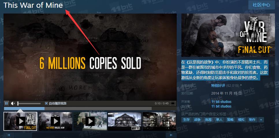 这是我的战争英文名字是什么