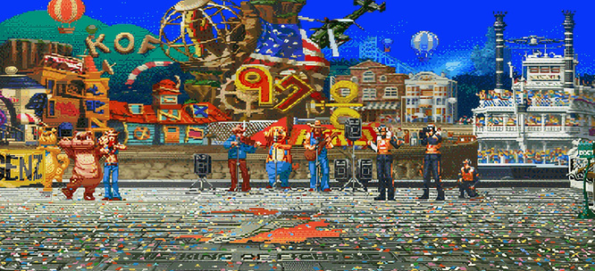 拳皇97大蛇黑粒子怎么放