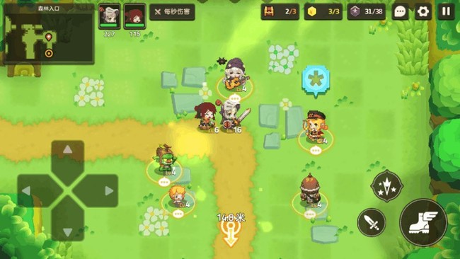 1-2关卡地图和三星攻略 坎特伯雷公主与骑士唤醒冠军之剑的奇幻冒险手游1-2关卡地图和三星攻略