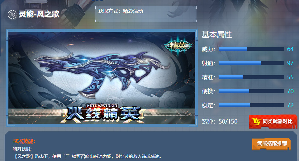 火线精英灵能风之歌是什么枪